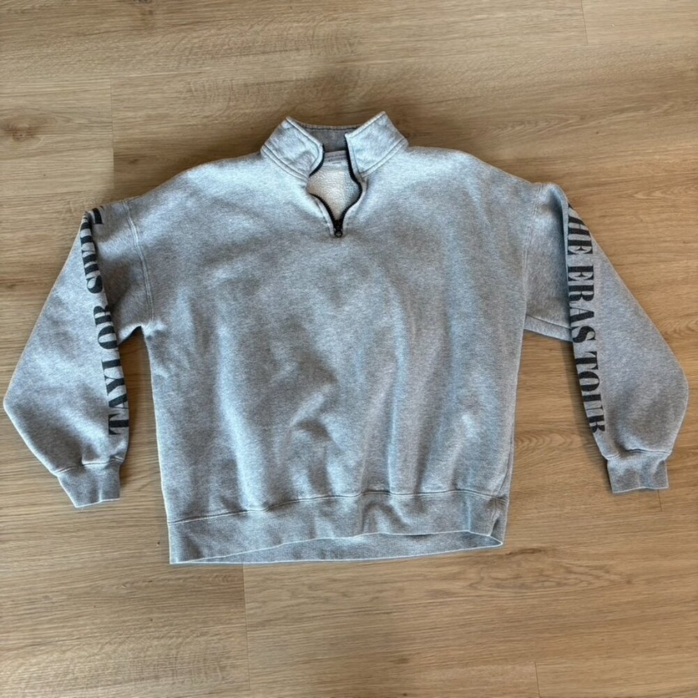 Taylor Swift The Eras Tour Official Merch Quarter Zip Pullover Medium